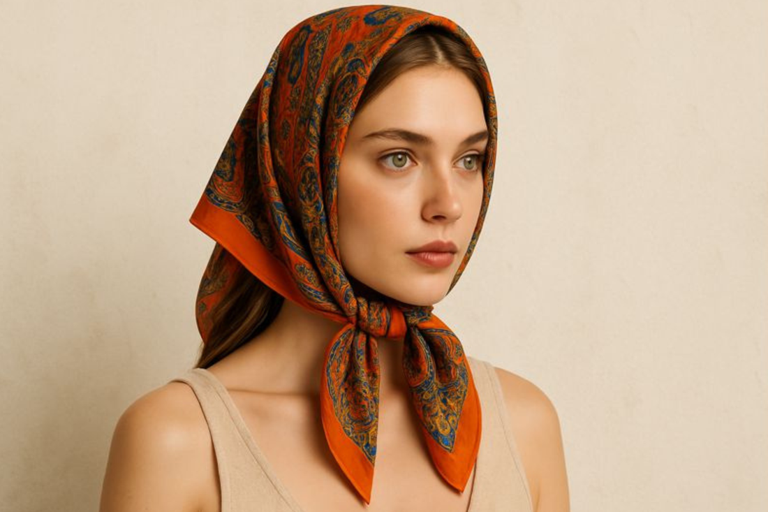 Comment porter un foulard avec style : 12 idées tendances en 2025
