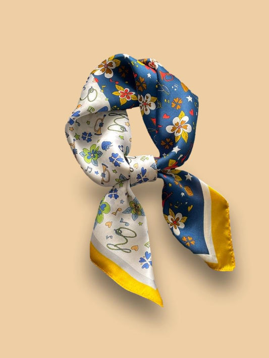 Foulard Beige Satiné