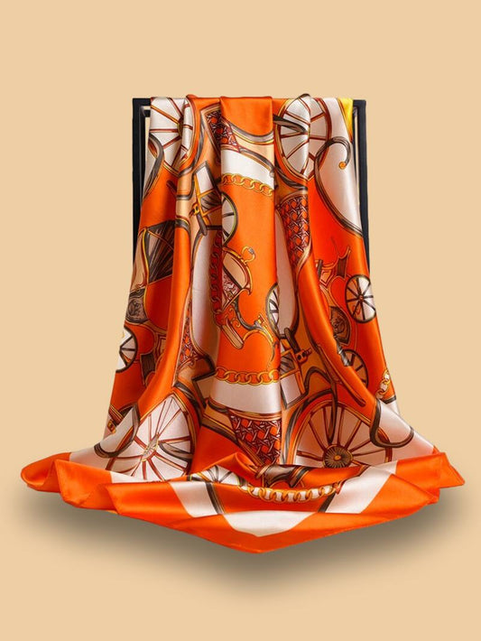 Foulard Cheveux Orange