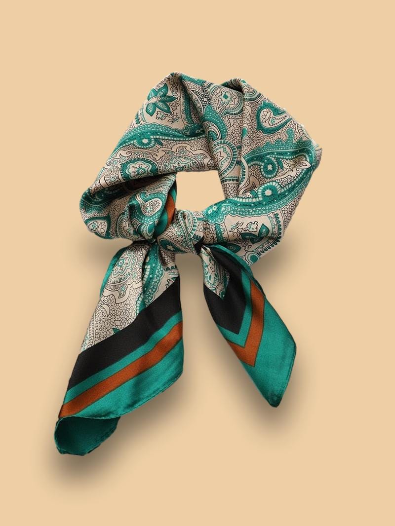 Foulard Cheveux Vert