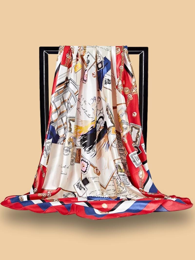 Foulard en Satin Cheveux