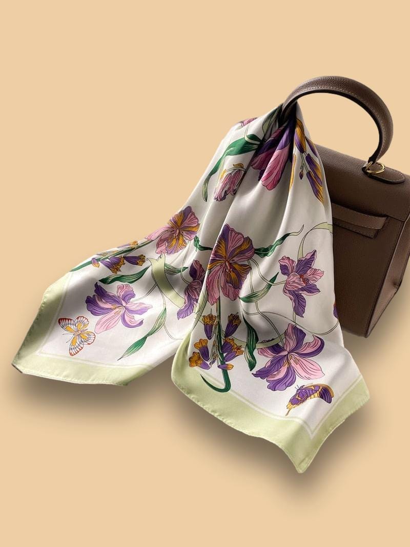 Foulard Satiné Vert