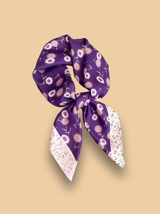 Foulard Satiné Violet