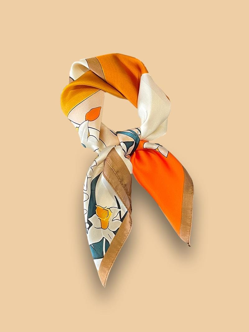 Foulard Femme Orange Chic