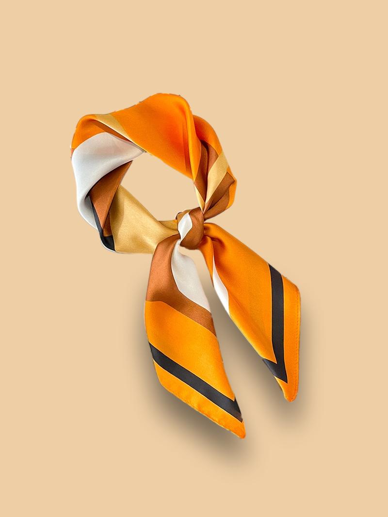 Foulard Satiné Orange